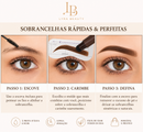 Carimbo para Sobrancelhas com 10 Moldes à Prova D'Água | Longa Duração – Lyra Beauty