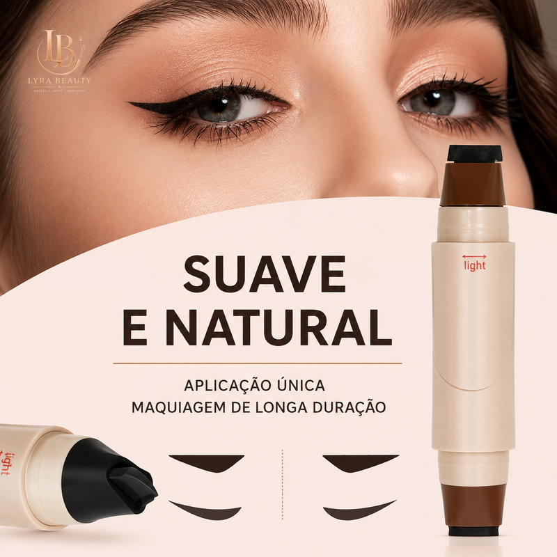 Delineado Perfeito em Segundos Secagem Rápida e Resistente à Água - Lyra Beauty