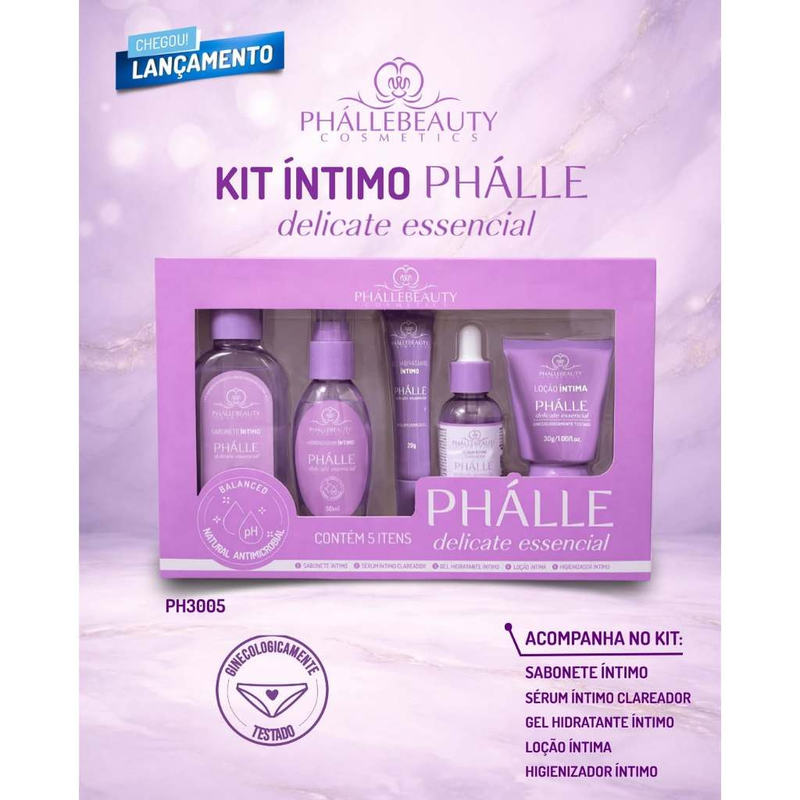 Kit Íntimo Delicate Essencial PhálleBeauty PH3005