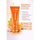 Skincare Vitamina C kit limpeza de pele hidratante mousse de limpeza facial