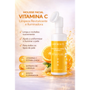 Skincare Vitamina C kit limpeza de pele hidratante mousse de limpeza facial