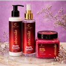 Kit Obsessão Body Cream + Body Splash + Esfoliante Corporal