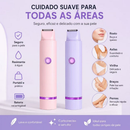 Depilador Feminino 2 em 1 Recarregável USB Removedor de Pelos Buço Sobrancelha Navalha Dupla