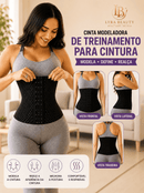 Cinta Modeladora Fitness Abdominal Alta Compressão - Lyra Beauty