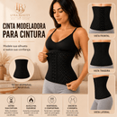 Cinta Modeladora Fitness Abdominal Alta Compressão - Lyra Beauty