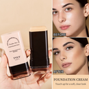 Base Em Bastão 2 Em 1 Com Pincel Corretivo Alta Cobertura Matte Stick Foundation Maquiagem Facial