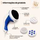 Drenagem linfática e Massageador Corporal Orbital Spin Relax Premium 360° – Lyra Beauty