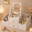 Organizador de maquiagem com Espelho e Gavetas | Lyra Beauty