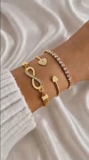 kit Pulseira Lucky Para Mulheres.