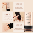 Base Em Bastão 2 Em 1 Com Pincel Corretivo Alta Cobertura Matte Stick Foundation Maquiagem Facial