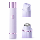Depilador Feminino 2 em 1 Recarregável USB Removedor de Pelos Buço Sobrancelha Navalha Dupla