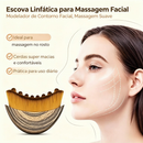 Escova de Massagem para Drenagem Linfática, Ferramenta Ergonômica Macia para Modelar o Rosto e Linha da Mandíbula