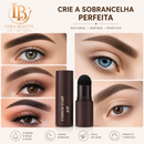 Carimbo para Sobrancelhas com 10 Moldes à Prova D'Água | Longa Duração – Lyra Beauty